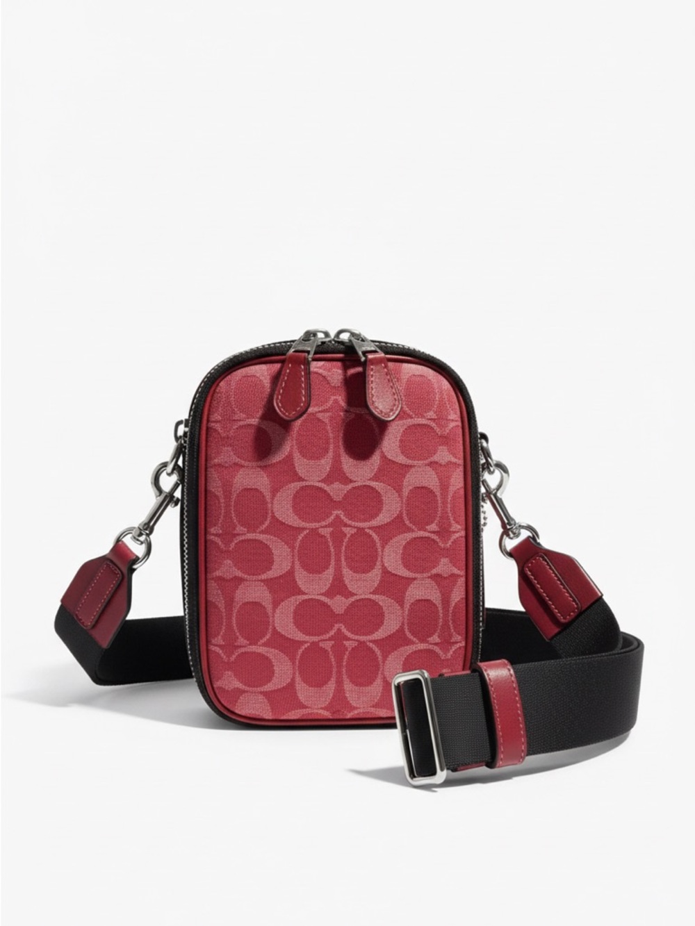 Coach Stanton Denim Red Crossbody